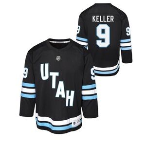 Utah Kids Black and Blue Hockey Jersey